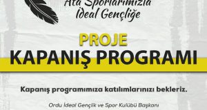 ”7 Güzel Adam ve Ata Sporlarımızla İdeal Gençliğe”Proje Kapanış Programı Yapılıyor