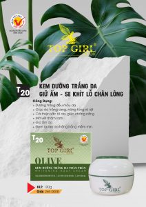 T20 KEM DƯỠNG TRẮNG DA TOÀN THÂN 200G TOP GIRL